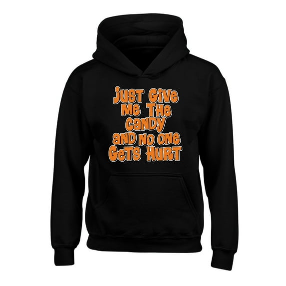 Awkward Styles Halloween Hoodies for Kids Boys Girls Give me the Candy Hooded Youth Sweatshirt