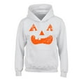 thumbnail image 1 of Awkward Styles Halloween Hoodies for Kids Boys Girls Orange Jack-O'-Lantern Hooded Youth Sweatshirt, 1 of 5