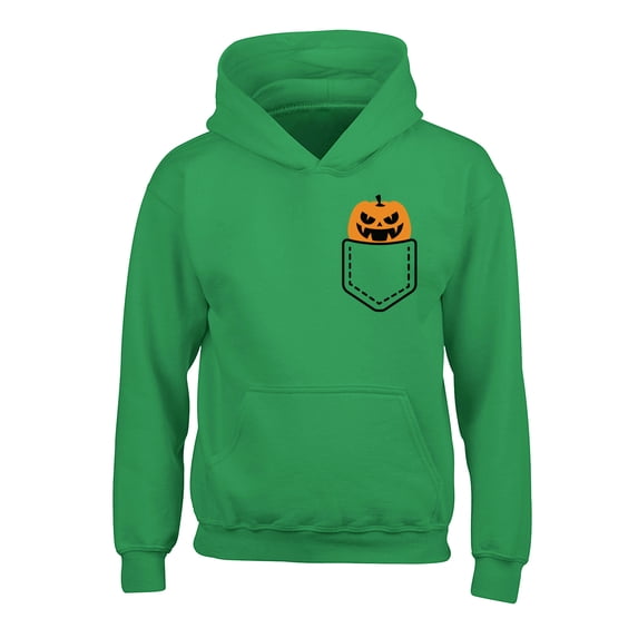 Awkward Styles Halloween Hoodies for Kids Girls Boys Angry Pumpkin Hooded Youth Sweatshirt Pocket Print