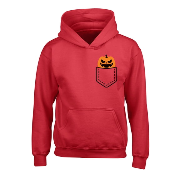 Awkward Styles Halloween Hoodies for Kids Girls Boys Angry Pumpkin Hooded Youth Sweatshirt Pocket Print