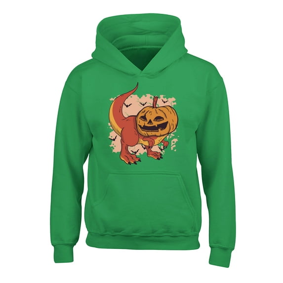 Awkward Styles Halloween Hoodies for Kids Pumpkin Dinosaur Hooded Youth Sweatshirt