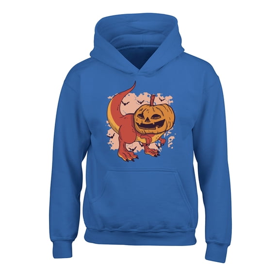 Awkward Styles Halloween Hoodies for Kids Pumpkin Dinosaur Hooded Youth Sweatshirt