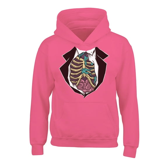 Awkward Styles Halloween Hoodies for Kids Zombie Rib Hooded Youth Sweatshirt