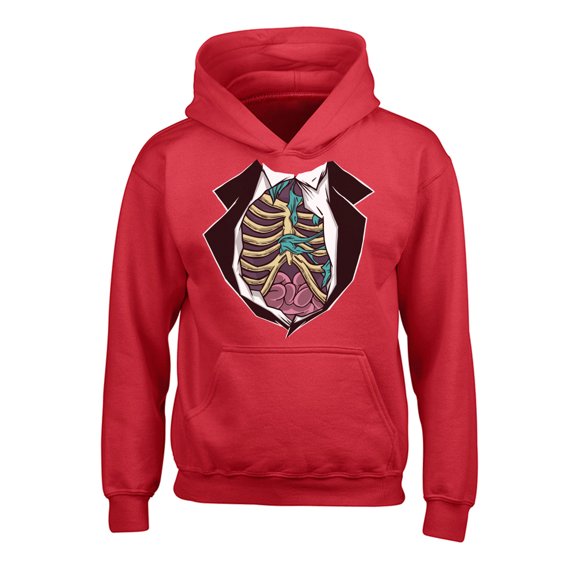 Awkward Styles Halloween Hoodies for Kids Zombie Rib Hooded Youth Sweatshirt