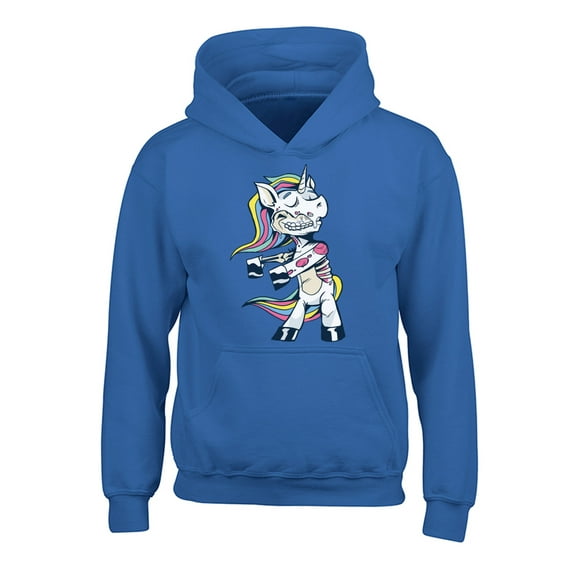 Awkward Styles Halloween Hoodies for Kids Zombie Unicorn Hooded Youth Sweatshirt