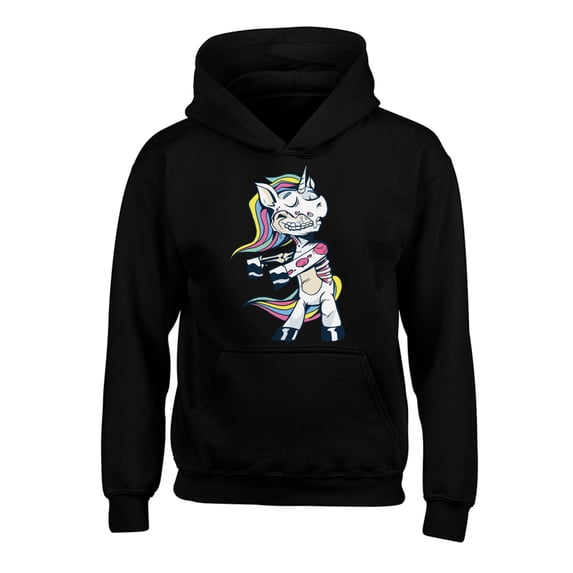 Awkward Styles Halloween Hoodies for Kids Zombie Unicorn Hooded Youth Sweatshirt
