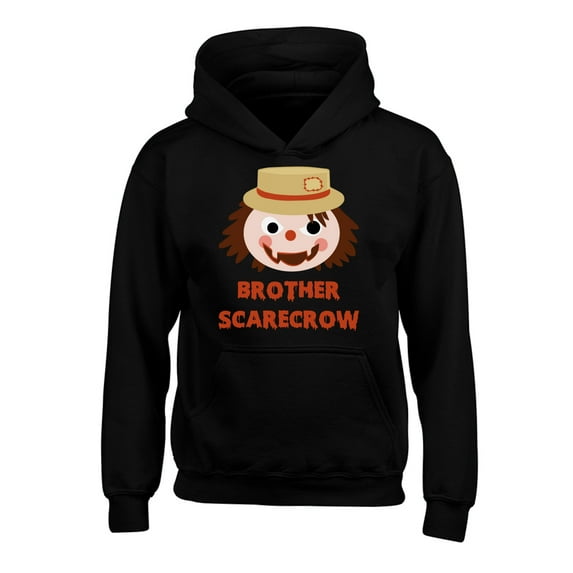 Awkward Styles Halloween Hoodies for Kids for Boys Brother Scarecrow Hooded Youth Sweatshirt