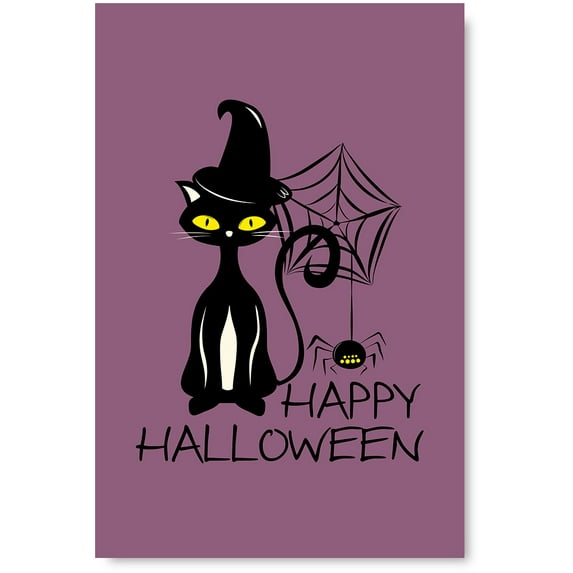 Awkward Styles Halloween Poster Wall Art Cat and Spider Home Decor Prints