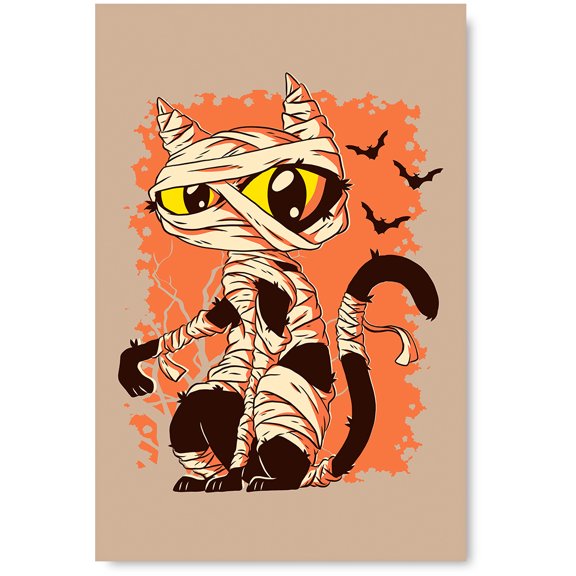 Awkward Styles Halloween Poster Wall Art Mummy Cat Home Decor Prints