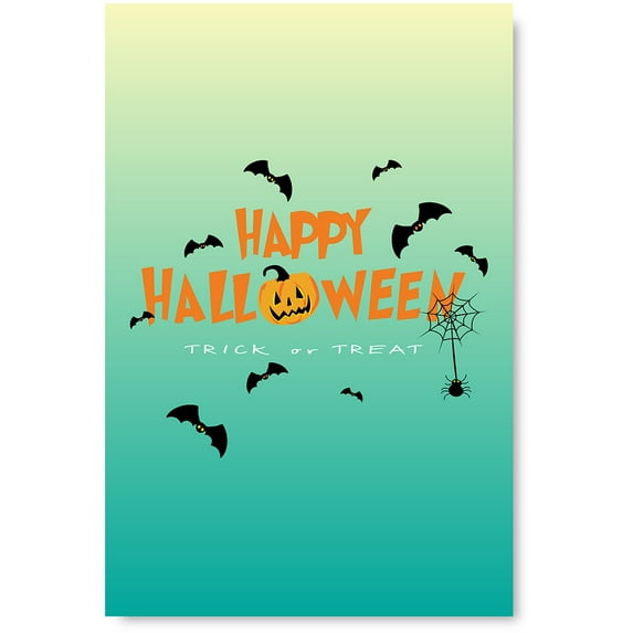 Awkward Styles Halloween Poster Wall Art Pumpkin and Bats Home Decor Prints