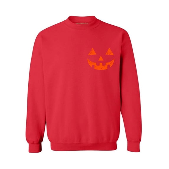 Awkward Styles Halloween Pumpkin Face Sweatshirt Halloween Sweater for Women Men's Jack-O'-Lantern Pumpkin Sweatshirt Gifts for Halloween Pumpkin Face Sweater Scary Outfit Spooky Gifts Pumpkin Sweater