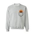 thumbnail image 1 of Awkward Styles Halloween Pumpkin Pocket Sweatshirt Halloween Patch Sweater for Men Halloween Sweater for Women Spooky Gifts Jack-O'-Lantern Pocket Sweatshirt Cute Pumpkin Face Pocket Sweater, 1 of 5