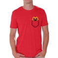 thumbnail image 1 of Awkward Styles Halloween Pumpkin Pocket Tshirt Halloween Shirt for Men Jack-O'-Lantern Pumpkin Pocket Shirt Pumpkin Patch Men's Tshirt Halloween Costume T Shirt Spooky Gifts Pumpkin Face Shirt, 1 of 4