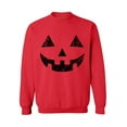 thumbnail image 1 of Awkward Styles Halloween Pumpkin Sweatshirt for Men and Women Jack-O'-Lantern Sweater Day of the Dead Outfit Halloween Sweatshirt Dia de los Muertos Gifts Pumpkin Face Sweater for Women and Men, 1 of 5