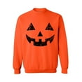 thumbnail image 1 of Awkward Styles Halloween Pumpkin Sweatshirt for Men and Women Jack-O'-Lantern Sweater Day of the Dead Outfit Halloween Sweatshirt Dia de los Muertos Gifts Pumpkin Face Sweater for Women and Men, 1 of 5