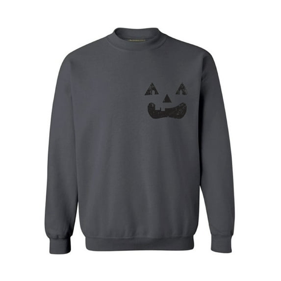 Awkward Styles Halloween Pumpkin Sweatshirt Women's Halloween Sweater Spooky Gifts Jack-O'-Lantern Sweater for Men Scary Pumpkin Face Sweatshirt Funny Halloween Jack-O'-Lantern Pumpkin Sweater