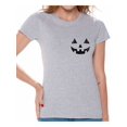 thumbnail image 1 of Awkward Styles Halloween Pumpkin Tshirt Halloween Shirts for Women Funny Halloween Shirts Women's Jack-O'-Lantern Tshirt Spooky Outfit Funny Gifts for Halloween Jack-O'-Lantern Pumpkin Women's Tshirt, 1 of 4