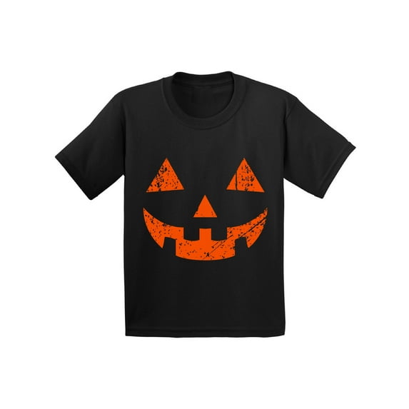 Awkward Styles Halloween Shirts for Kids Spooky Jack O' Halloween Graphic Pumpkin Design Trick or Treat Family Fun Holiday Shirts Pumpkin Party Shirt for Youth Funny Tee