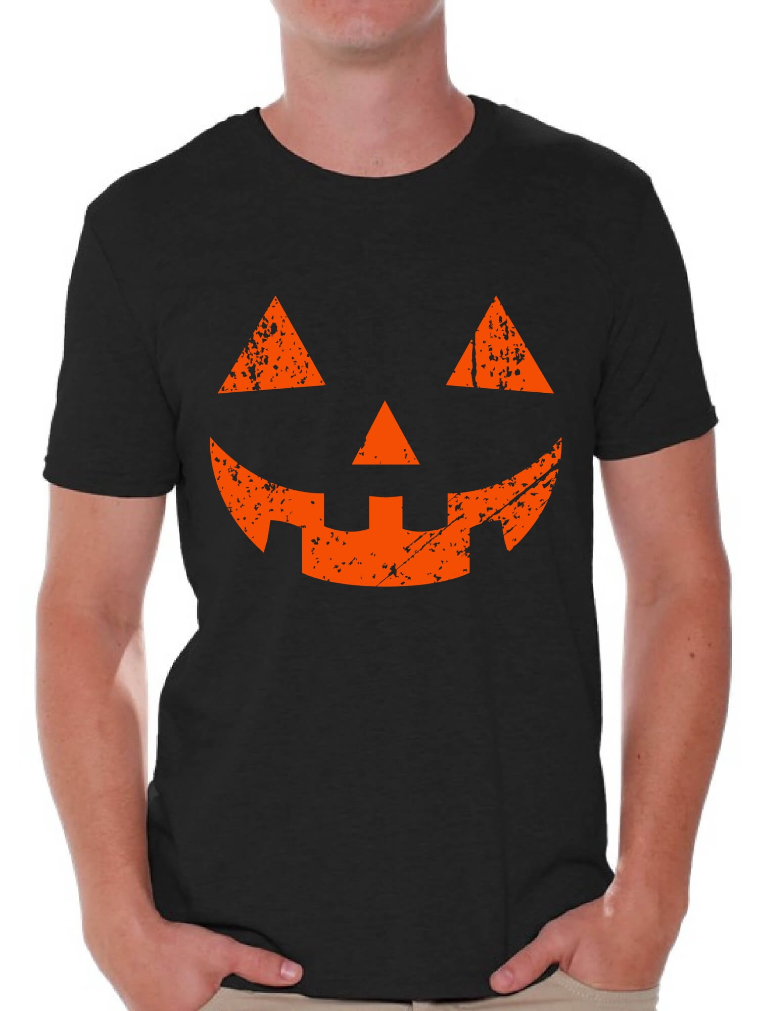 Pumpkin Smile Tee: Hilarious Cotton T-Shirt Design