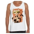 thumbnail image 1 of Awkward Styles Halloween Sleeveless Shirt Mummy Cat Tank Top for Men, 1 of 4