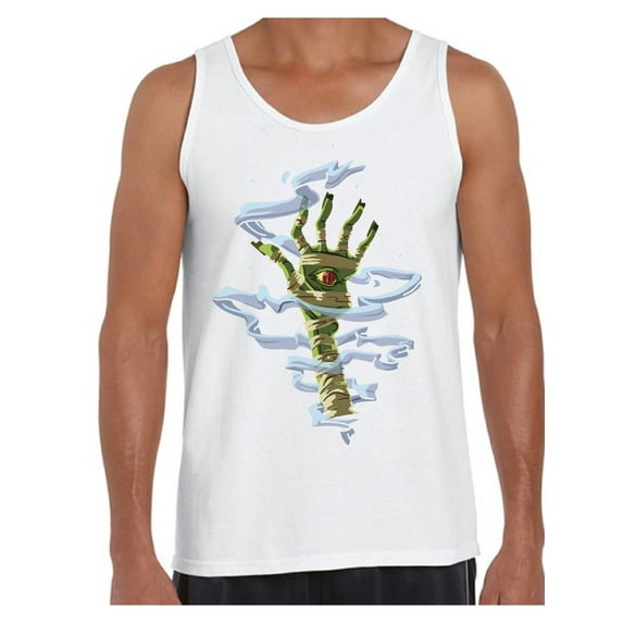 Awkward Styles Halloween Sleeveless Shirt Mummy Hand Tank Top for Men