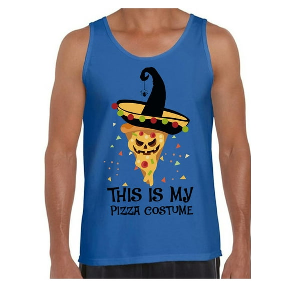 Awkward Styles Halloween Sleeveless Shirt Pizza Tank Top for Men