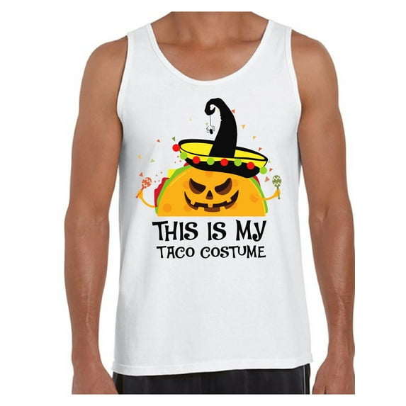Awkward Styles Halloween Sleeveless Shirt Taco Tank Top for Men