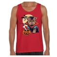 thumbnail image 1 of Awkward Styles Halloween Sleeveless Shirt Vampire Morkie Tank Top for Men, 1 of 4
