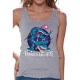 thumbnail image 1 of Awkward Styles Halloween Sleeveless Shirt Witch on Dinosaur Tank Top for Women, 1 of 4