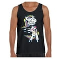 thumbnail image 1 of Awkward Styles Halloween Sleeveless Shirt Zombie Unicorn Tank Top for Men, 1 of 4