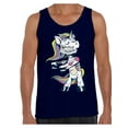 thumbnail image 1 of Awkward Styles Halloween Sleeveless Shirt Zombie Unicorn Tank Top for Men, 1 of 4