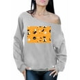 thumbnail image 1 of Awkward Styles Halloween Sweatshirt Fall Print Off Shoulder Tops for Women, 1 of 4