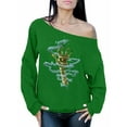 thumbnail image 1 of Awkward Styles Halloween Sweatshirt Mummy Hand Off Shoulder Tops for Women, 1 of 4