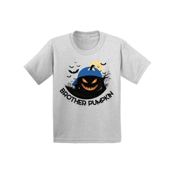 Awkward Styles Halloween T-Shirt Brother Pumpkin Kids T Shirts