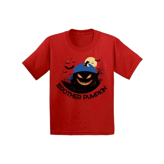 Awkward Styles Halloween T-Shirt Brother Pumpkin Kids T Shirts