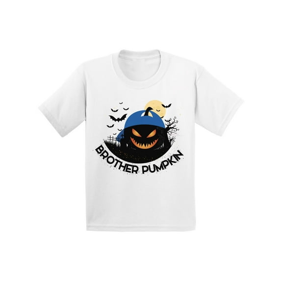 Awkward Styles Halloween T-Shirt Brother Pumpkin Toddler Shirt