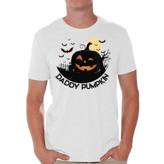 Awkward Styles Halloween T-Shirt Daddy Pumpkin Shirts for Men