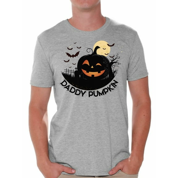 Awkward Styles Halloween T-Shirt Daddy Pumpkin Shirts for Men