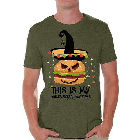 Awkward Styles Halloween T-Shirt Hamburger Shirts for Men