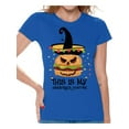 thumbnail image 1 of Awkward Styles Halloween T-Shirt Hamburger Shirts for Women, 1 of 4