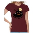thumbnail image 1 of Awkward Styles Halloween T-Shirt Mommy Pumpkin Shirts for Women, 1 of 4