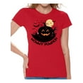thumbnail image 1 of Awkward Styles Halloween T-Shirt Mommy Pumpkin Shirts for Women, 1 of 4