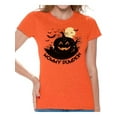 thumbnail image 1 of Awkward Styles Halloween T-Shirt Mommy Pumpkin Shirts for Women, 1 of 4
