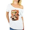 thumbnail image 1 of Awkward Styles Halloween T Shirt Mummy Cat Off Shoulder Tops for Women, 1 of 4