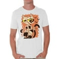 thumbnail image 1 of Awkward Styles Halloween T-Shirt Mummy Cat Shirts for Men, 1 of 4
