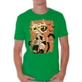 thumbnail image 1 of Awkward Styles Halloween T-Shirt Mummy Cat Shirts for Men, 1 of 4