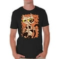 thumbnail image 1 of Awkward Styles Halloween T-Shirt Mummy Cat Shirts for Men, 1 of 4