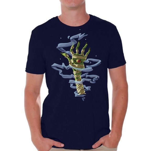 Awkward Styles Halloween T-Shirt Mummy Hand Shirts for Men