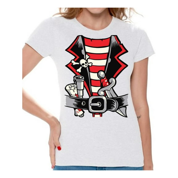 Awkward Styles Halloween T-Shirt Pirate T Shirts for Women