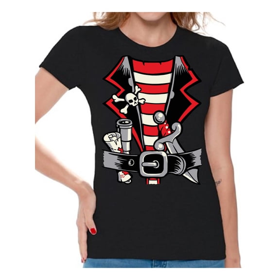 Awkward Styles Halloween T-Shirt Pirate T Shirts for Women